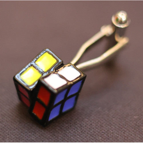 Bouton de manchette cube 2x2