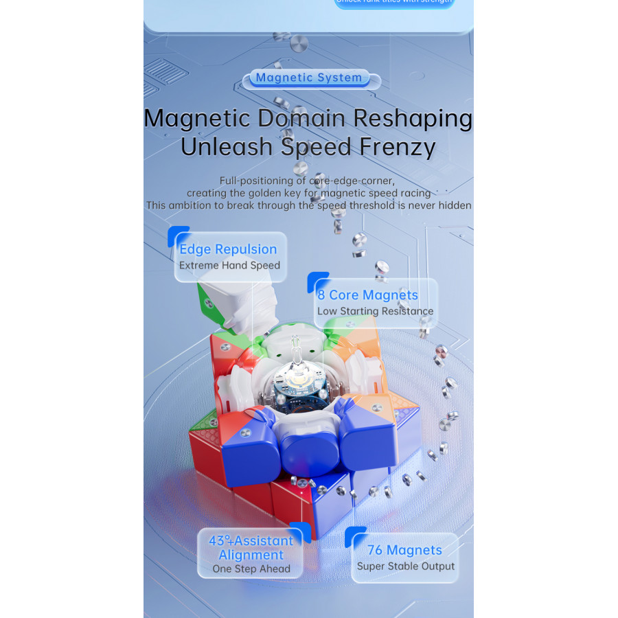 MoYu Weilong V10 AI Gyroscope Core Maglev UV 3x3