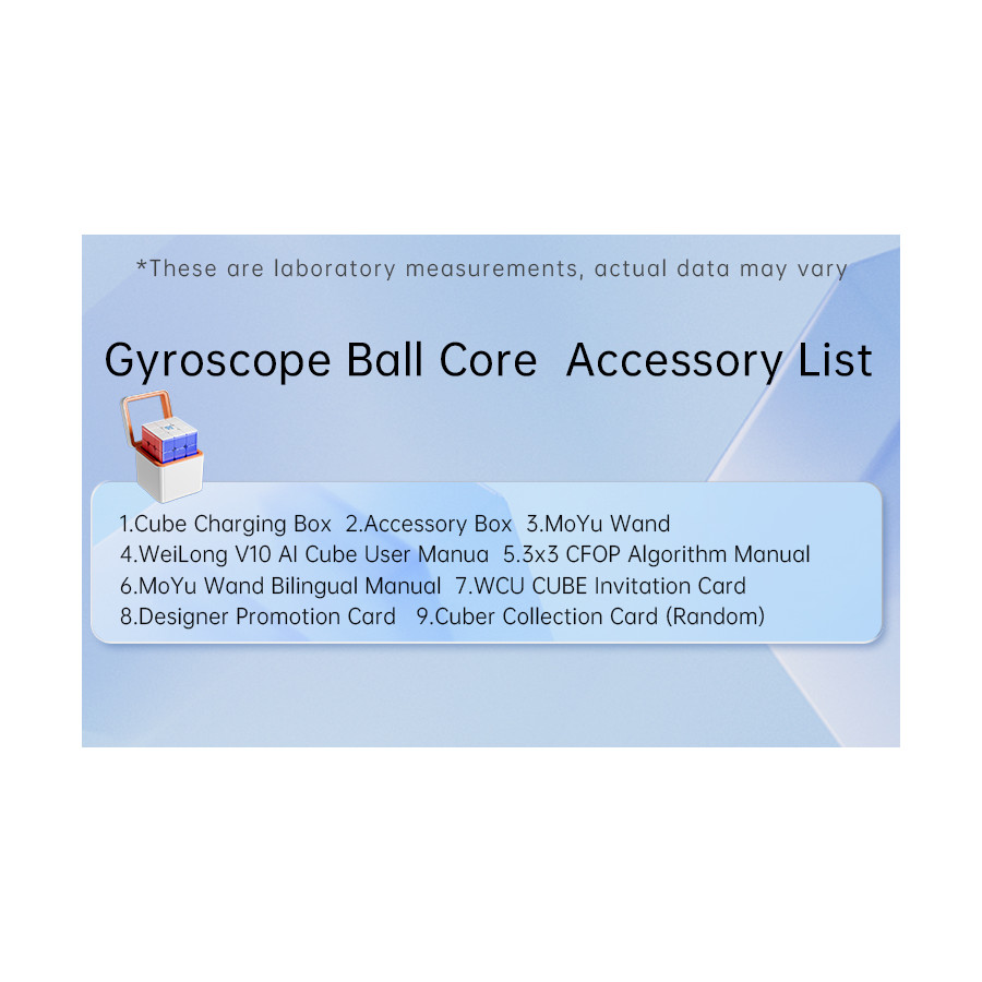 MoYu Weilong V10 AI Gyroscope Core Maglev UV 3x3