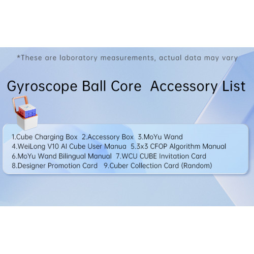 MoYu Weilong V10 AI Gyroscope Core Maglev UV 3x3