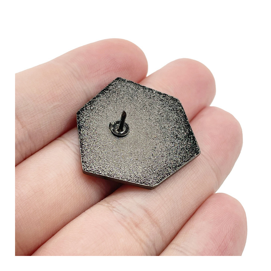 Mixed Cube Brooch
