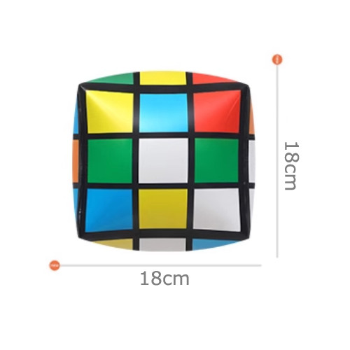 Cubo hinchable 3x3 18cm