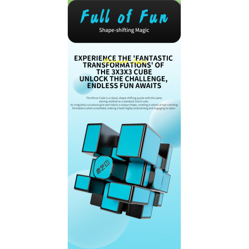 Qiyi Mirror 3x3 Tiled Magnetique