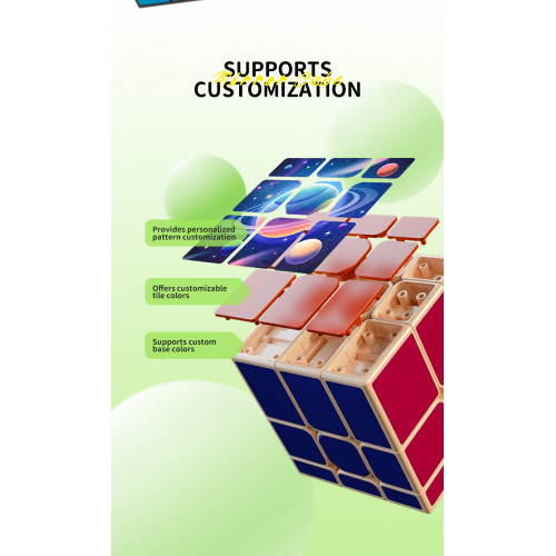 Qiyi Mirror 3x3 Tiled Magnetique