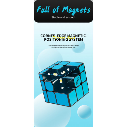 Qiyi Mirror 3x3 Tiled Magnetique