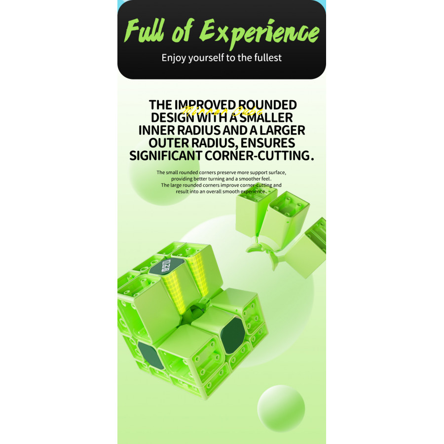 Qiyi Mirror 3x3 Tiled Magnetique