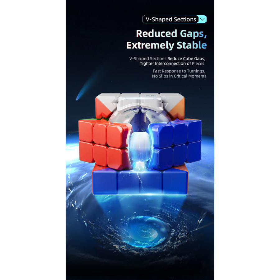 MoYu AoSu V7 4x4 Triple Track Magnetic UV