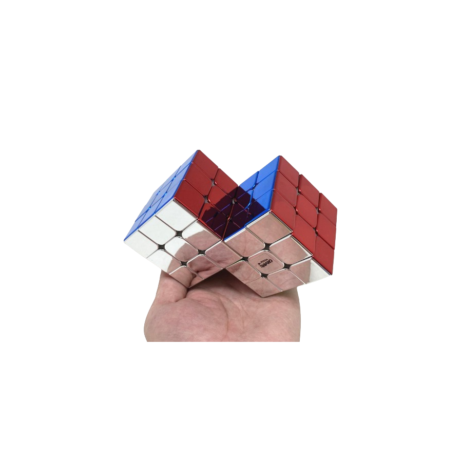 Double cube Métallisé 3x3 I