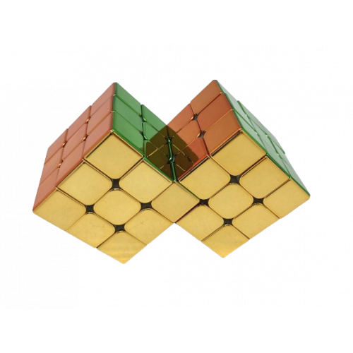 Double cube Métallisé 3x3 I