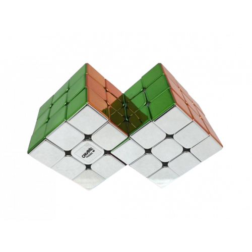 Double cube Métallisé 3x3 I