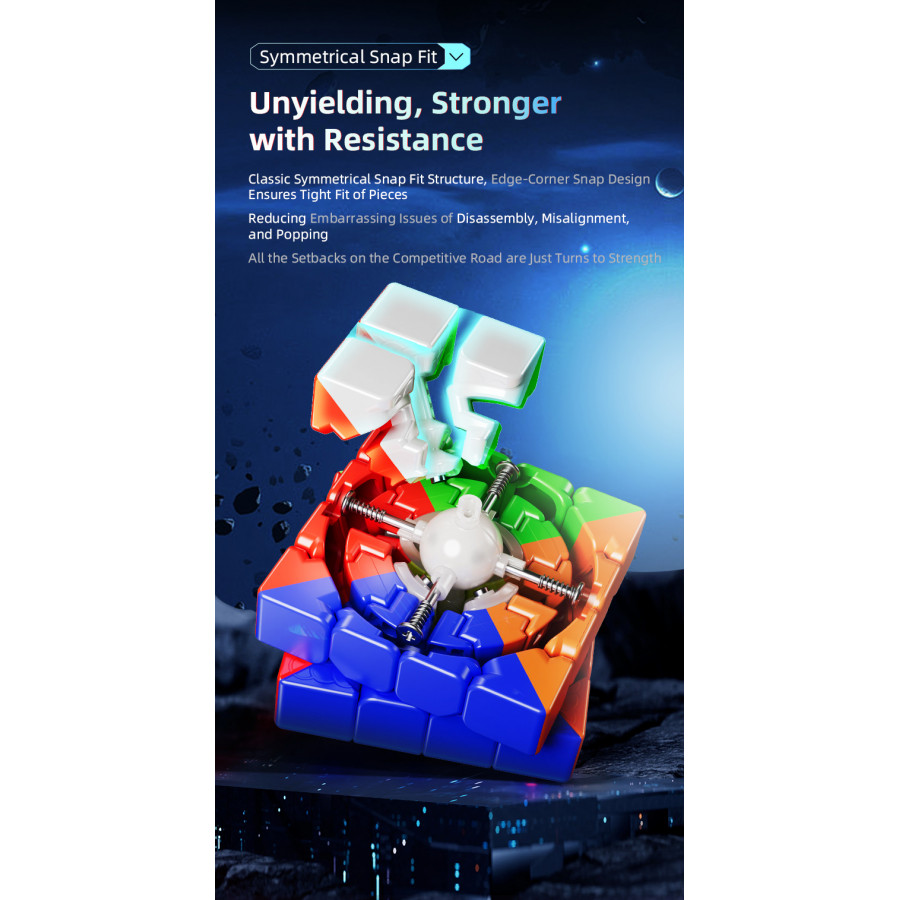 MoYu AoSu V7 4x4 Dual Track Magnetique UV