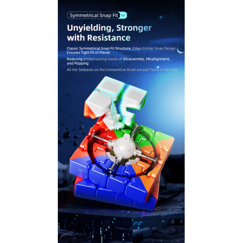 MoYu AoSu V7 4x4 Single-Track Magnetique UV