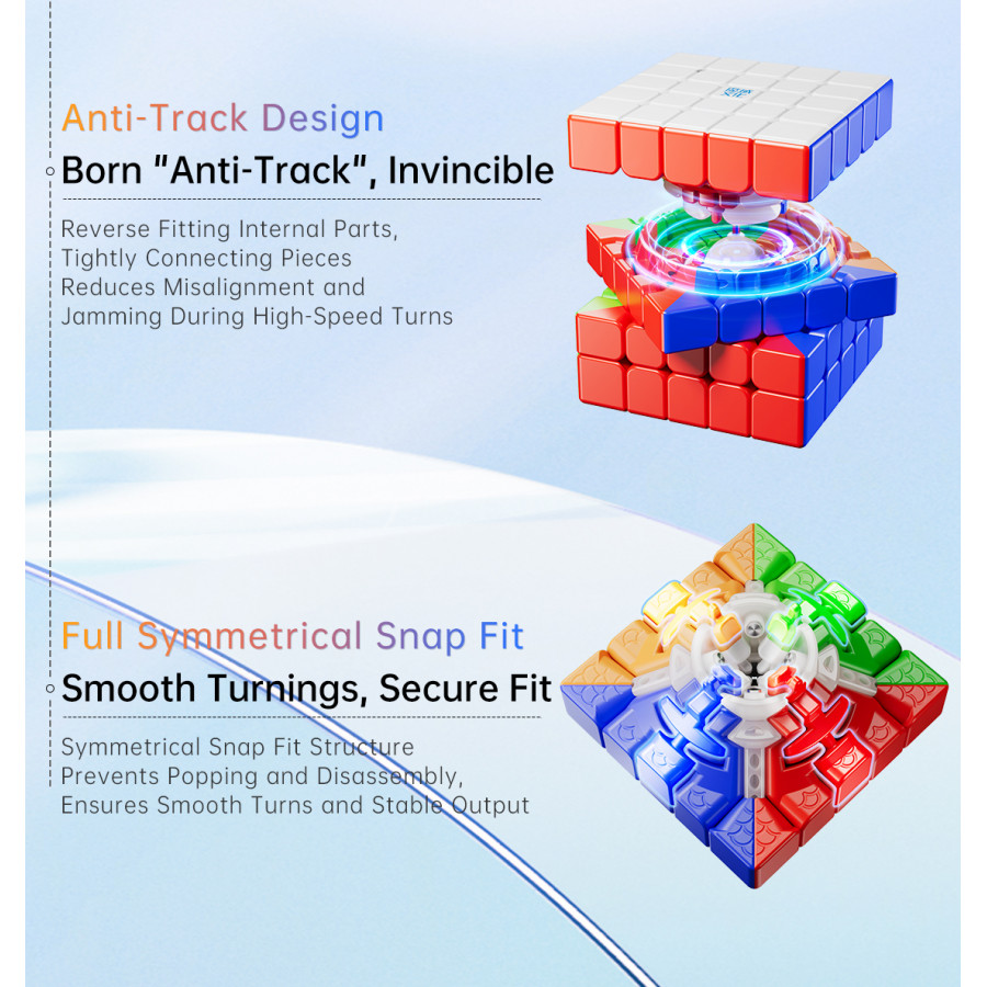 MoYu AoChuang V6 5x5 Triple Track Magnetique UV