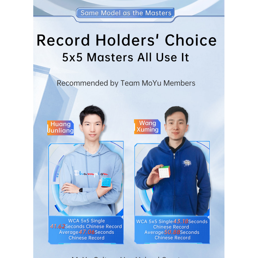 MoYu AoChuang V6 5x5 Triple Track Magnetique UV