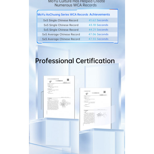 MoYu AoChuang V6 5x5 Triple Track Magnetique UV