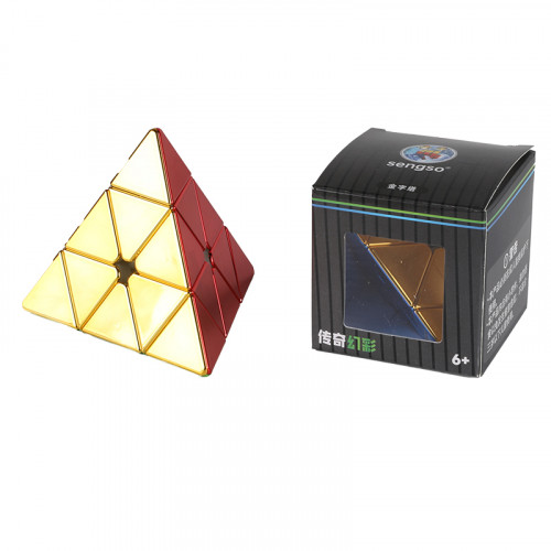 SenGso Legend Pyraminx Metallisé Magnétique