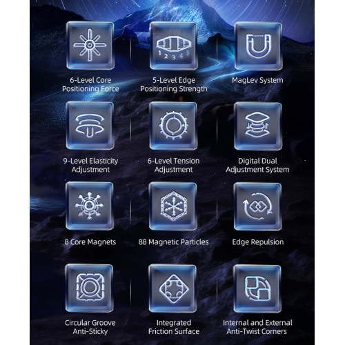 HuaMeng TG 3x3 Ball-Core MagLev UV