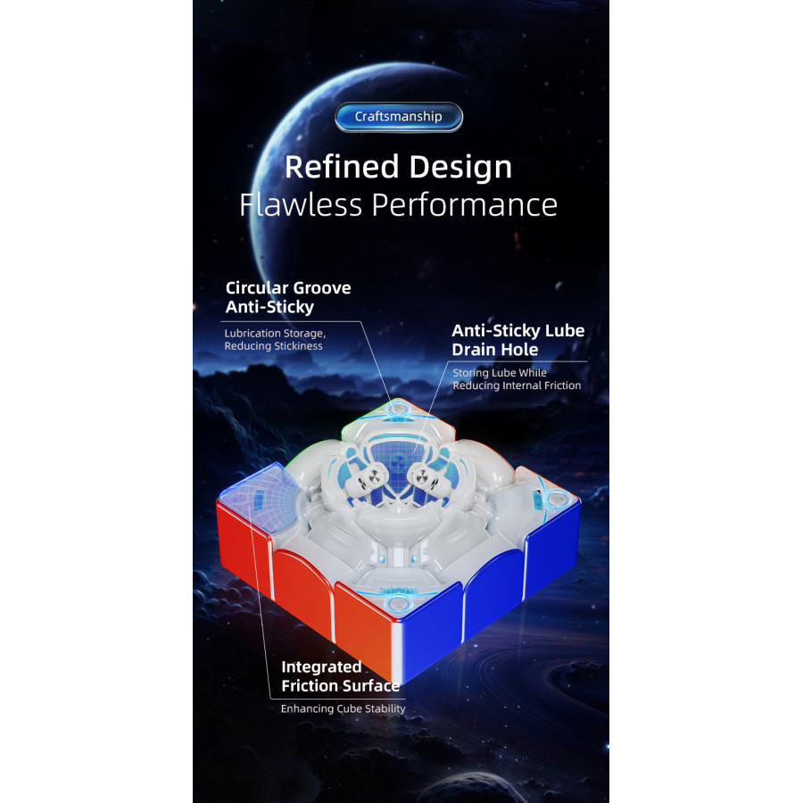 HuaMeng TG 3x3 Ball-Core MagLev UV