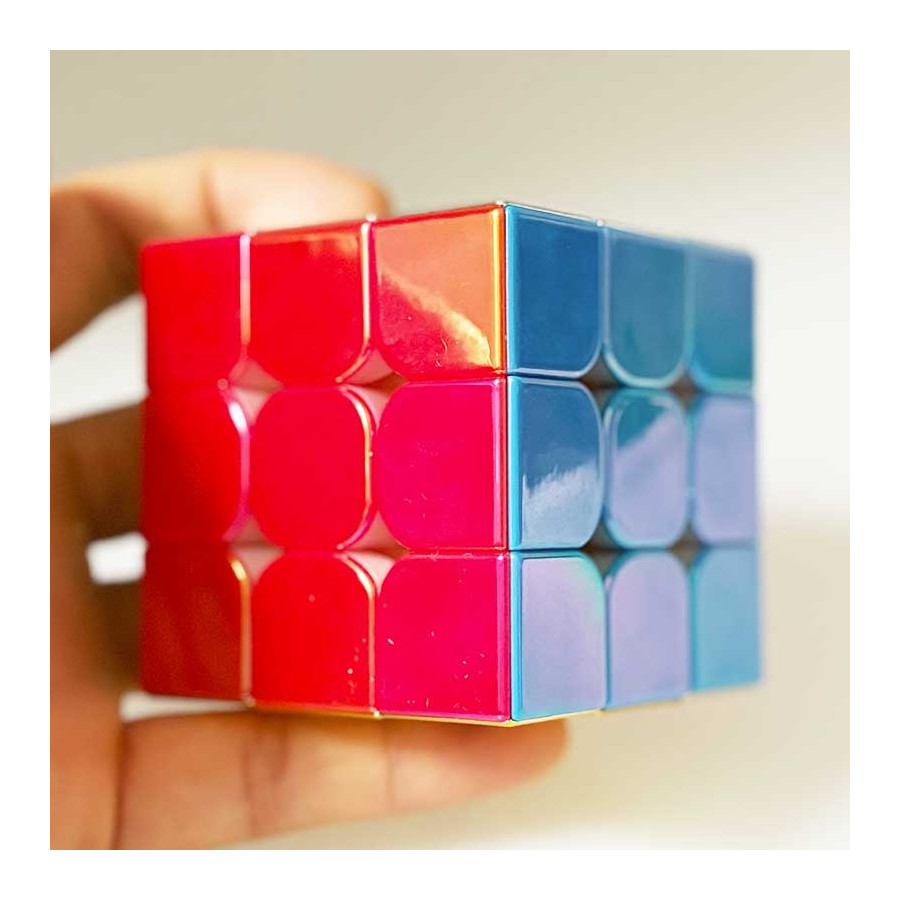 Cube Métallisé 3x3 M Version Dégradé