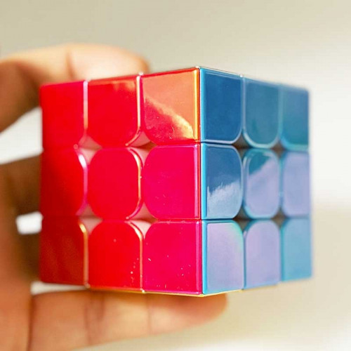 Cube Métallisé 3x3 M Version Gradiente