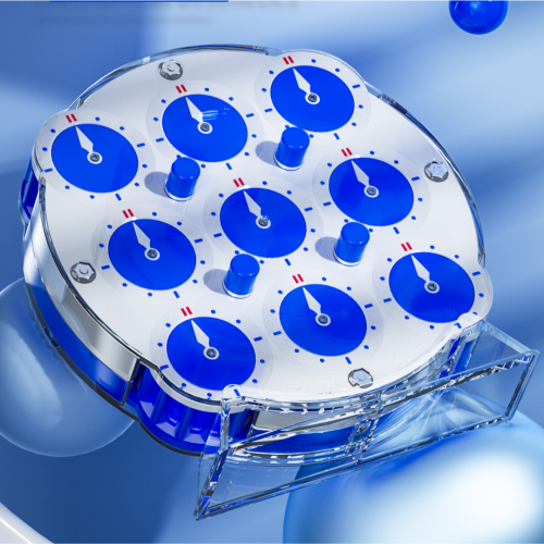 Qiyi Clock Magnetique Bleu