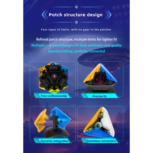 Googol Skewb Géant Magnetique 9cm