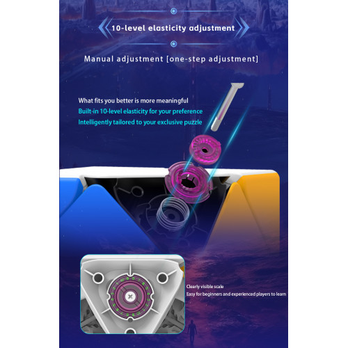 Googol Skewb Géant Magnetique 9cm