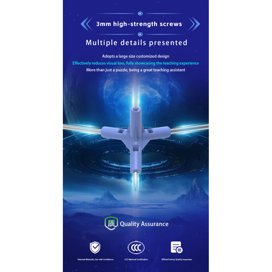 Googol Skewb Géant Magnetique 9cm