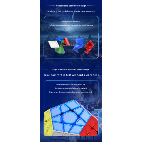 Googol Megaminx Magnetique Géant