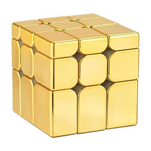 Mirror 3x3 Metallic Magnetic gold