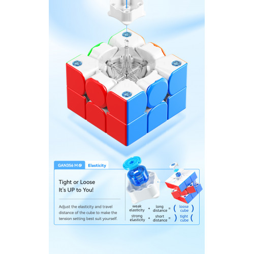 Gan 356 ME V3 3x3 Magnetique Frosted