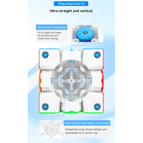 Gan 356 ME V3 3x3 Magnetique Frosted