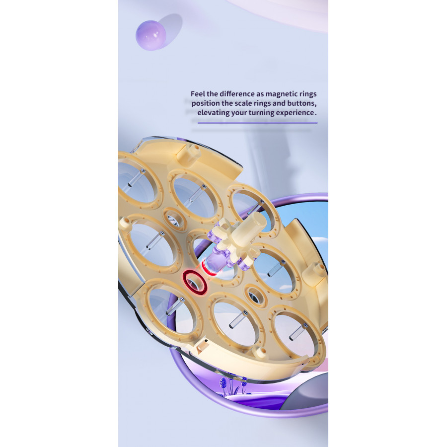 Qiyi Clock Magnetique Lilas