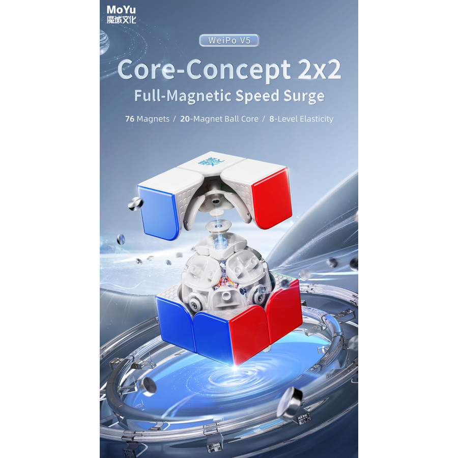 MoYu WeiPo V5 20 M Ball Core UV 2x2