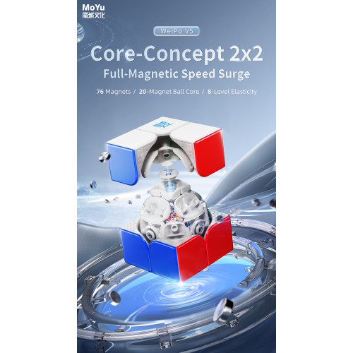 MoYu WeiPo V5 20 M Ball Core UV 2x2