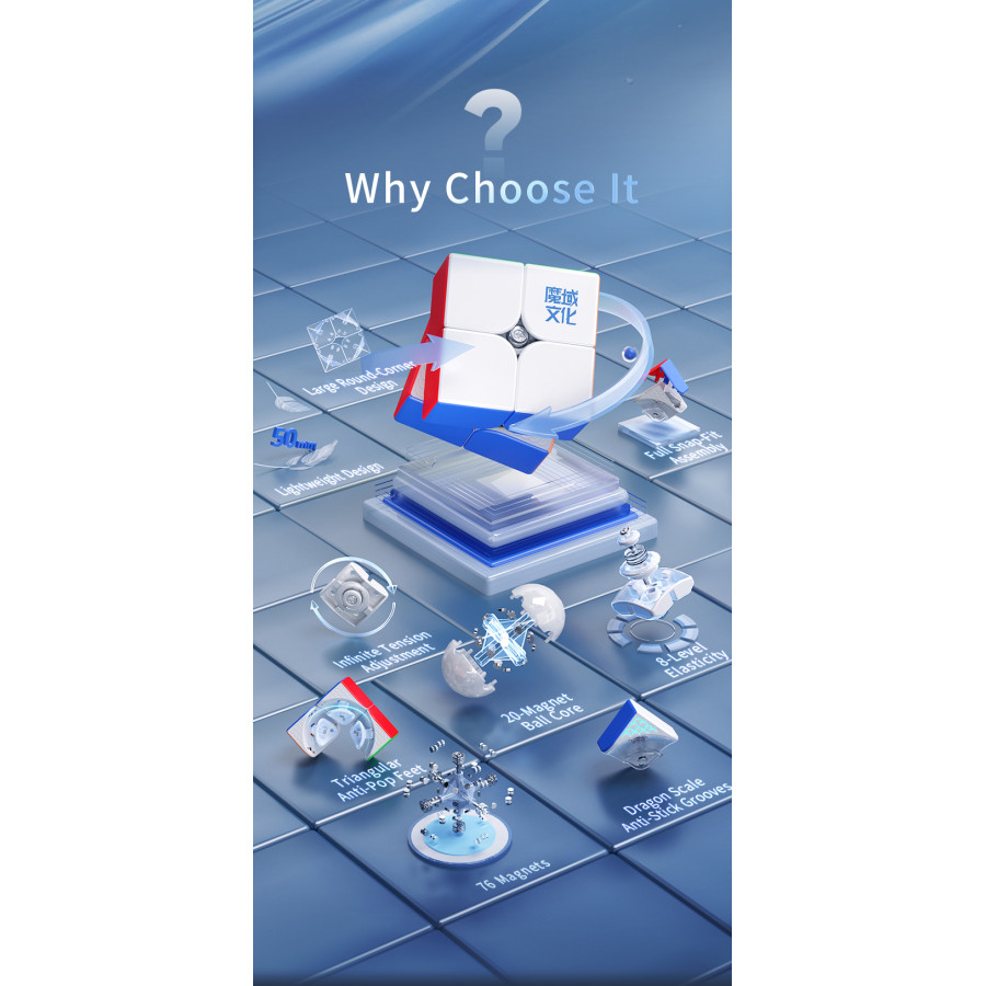 MoYu WeiPo V5 20 M Ball Core UV 2x2