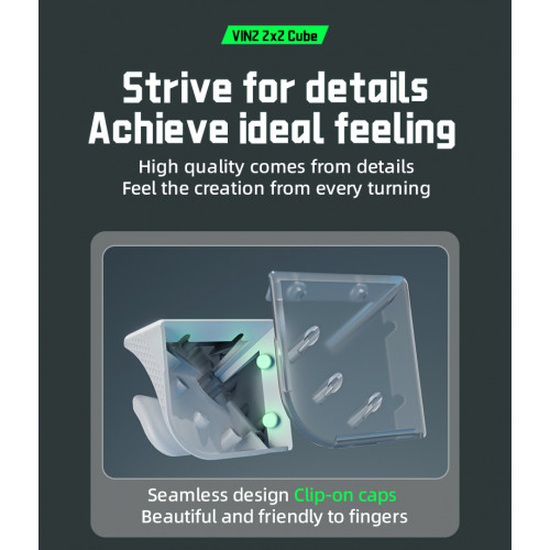 Vin Cube 2x2 Brillant