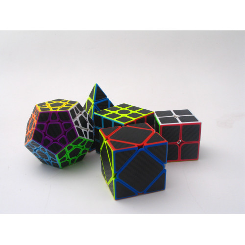 Zcube coffret 5 cubes effet Carbone