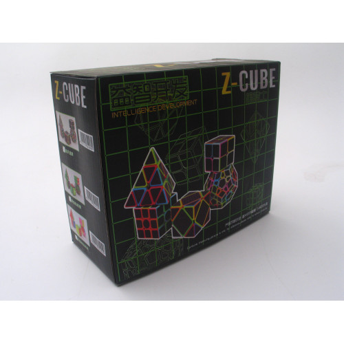 Zcube coffret 5 cubes effet Carbone