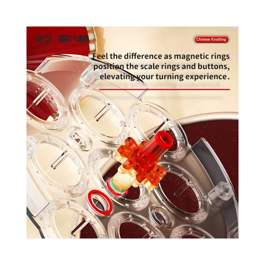 Qiyi Clock Magnetique Nœuds chinois 2025