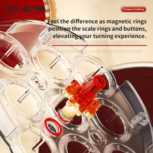 Qiyi Clock Magnetique Nœuds chinois 2025