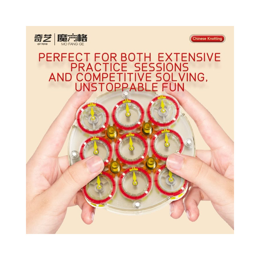 Qiyi Clock Magnetique Nœuds chinois 2025