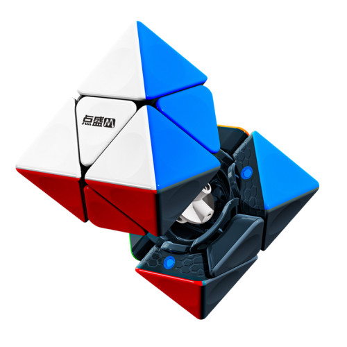 DianSheng FTO 2x2 Magnetico Negro