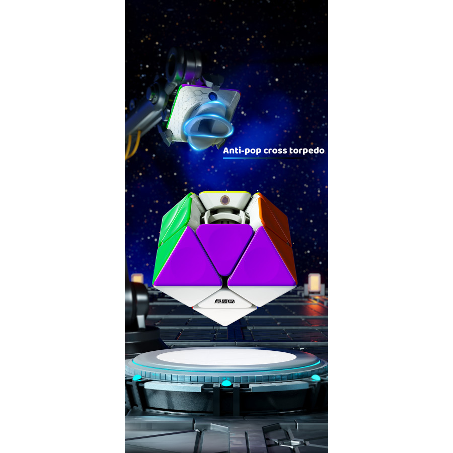 DianSheng FTO 2x2 Magnetique Noir