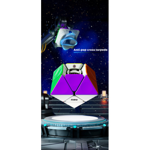 DianSheng FTO 2x2 Magnetique Noir