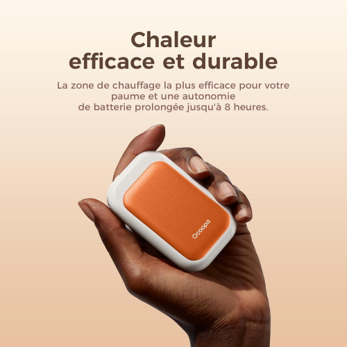 Chauffe-mains compacts magnétiques - Lot de 2