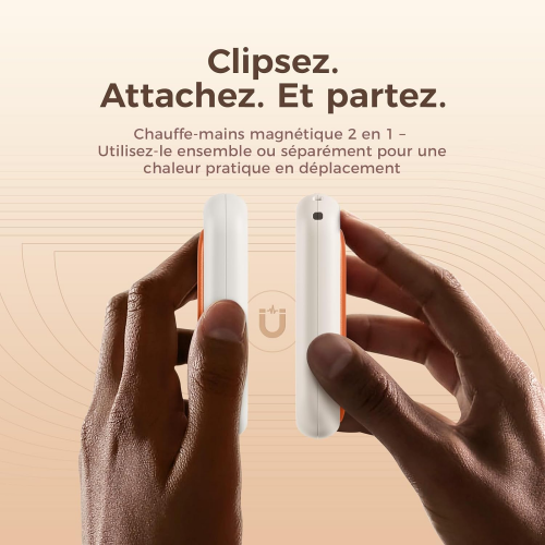 Magnetic Compact Hand Warmers - Pack of 2