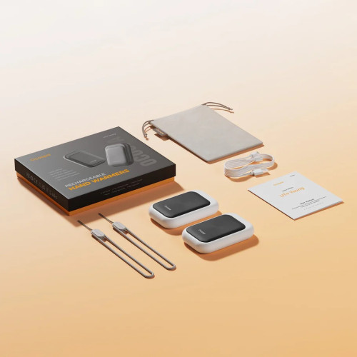 Magnetic Compact Hand Warmers - Pack of 2