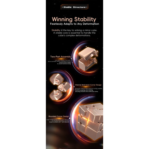 MoYu Mirror 3x3 V2 Ball Core UV Magnetique
