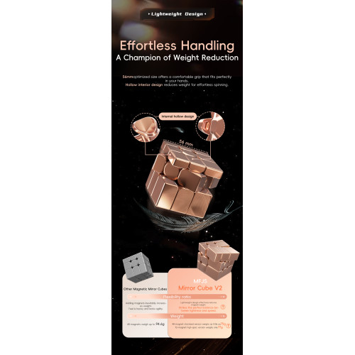 MoYu Mirror 3x3 V2 Ball Core UV Magnetique